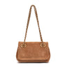 PETRA SMALL FLAP ALMOND BAG