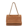 PETRA FLAP MEDIUM ALMOND BAG
