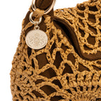 BOLSA LE BON CROCHET HOBO PEQUENA SOLAR