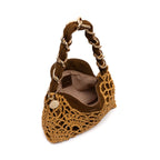 BOLSA LE BON CROCHET HOBO PEQUENA SOLAR