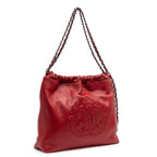 DAYSE HOBO RED LEATHER BAG