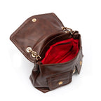 BOLSA FLAP DAHLIA MULTIPOCKETS ESTONADO PINHÃO