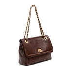 BOLSA FLAP DAHLIA CAMURCA COM CORRENTE
