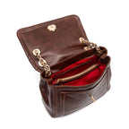 BOLSA FLAP DAHLIA CAMURCA COM CORRENTE