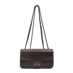 BOLSA ANNE EM COURO EXPRESSO ONIX