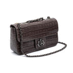 BOLSA ANNE EM COURO EXPRESSO ONIX
