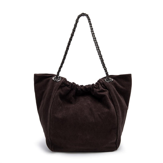 BOLSA PETRA SHOPPING BAG CAMURÇA EXPRESSO ONIX