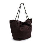 BOLSA PETRA SHOPPING BAG CAMURÇA EXPRESSO ONIX