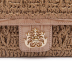 BOLSA BAGUETE ANNE PEQUENA CROCHÊ BALM