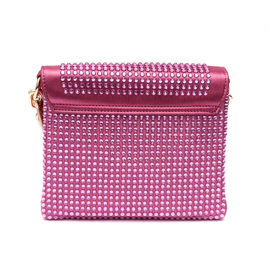 Bolsa em Cetim e Cristais
