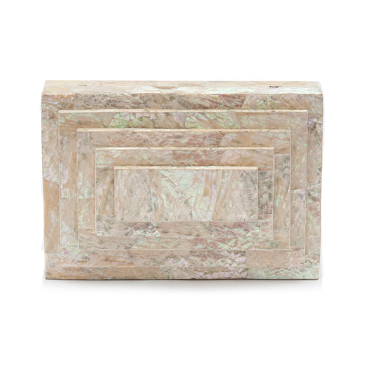 BOLSA CLUTCH MADREPÉROLA  RETANGULAR - DIONE MADRECLARA