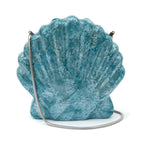 MOTHER-OF-PEARL ACQUA CLUTCH BAG