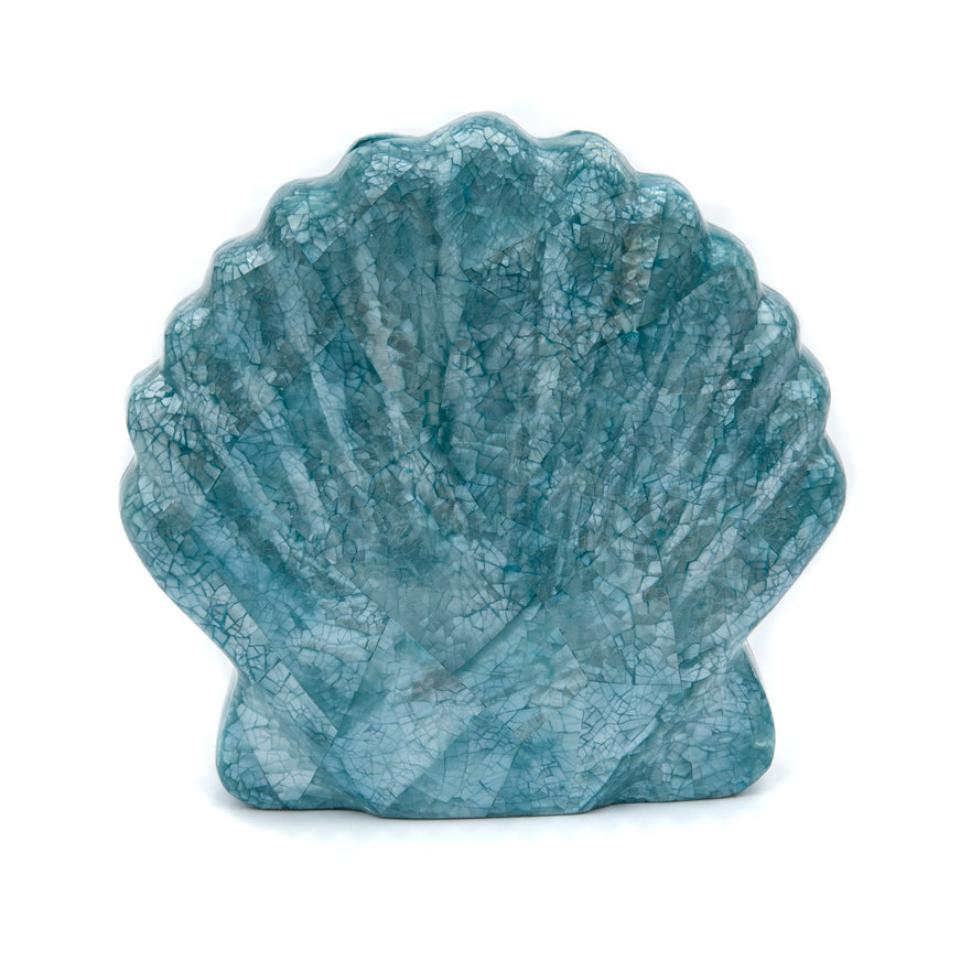 MOTHER-OF-PEARL ACQUA CLUTCH BAG