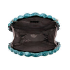 MOTHER-OF-PEARL ACQUA CLUTCH BAG