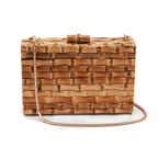BOLSA CLUTCH DE BAMBU NATURAL
