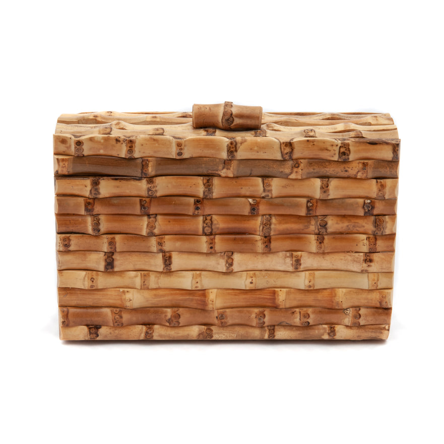 BOLSA CLUTCH DE BAMBU NATURAL