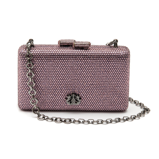CLUTCH EVA EM CRISTAIS ROXO