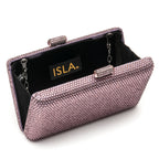 CLUTCH EVA EM CRISTAIS ROXO