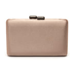 BOLSA CLUTCH EVA EM CETIM FENDI ONIX