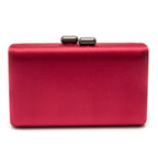 BOLSA CLUTCH EVA EM CETIM VINHO