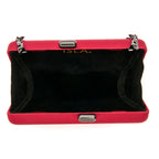 BOLSA CLUTCH EVA EM CETIM VINHO