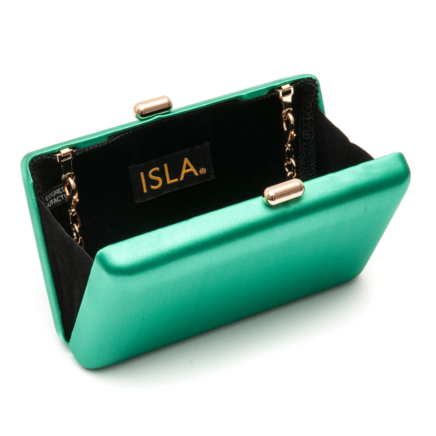 BOLSA CLUTCH EVA EM CETIM