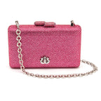 CLUTCH EVA  EM CRISTAIS PINK