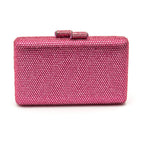 CLUTCH EVA  EM CRISTAIS PINK