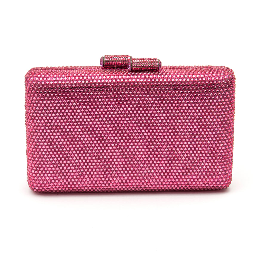 CLUTCH EVA  EM CRISTAIS PINK