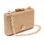 BOLSA CLUTCH EVA EM CETIM FENDI