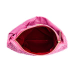 MINI BOLSA ELLE HOBO EM CRISTAIS PINK VALENTINO