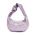 MINI BOLSA ELLE HOBO EM CRISTAIS PURPLE