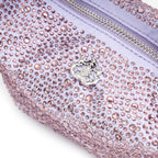 MINI BOLSA ELLE HOBO EM CRISTAIS PURPLE