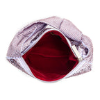 MINI BOLSA ELLE HOBO EM CRISTAIS PURPLE