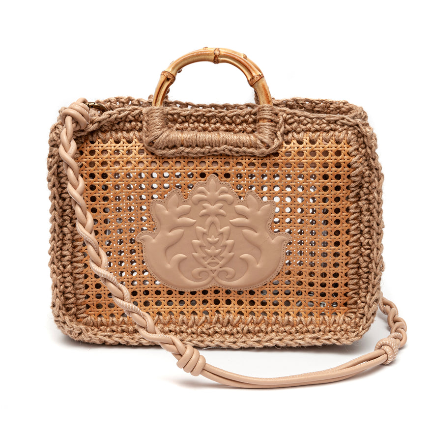 Maxi Bolsa Duna Em Palha Indiana E Sisal Natural