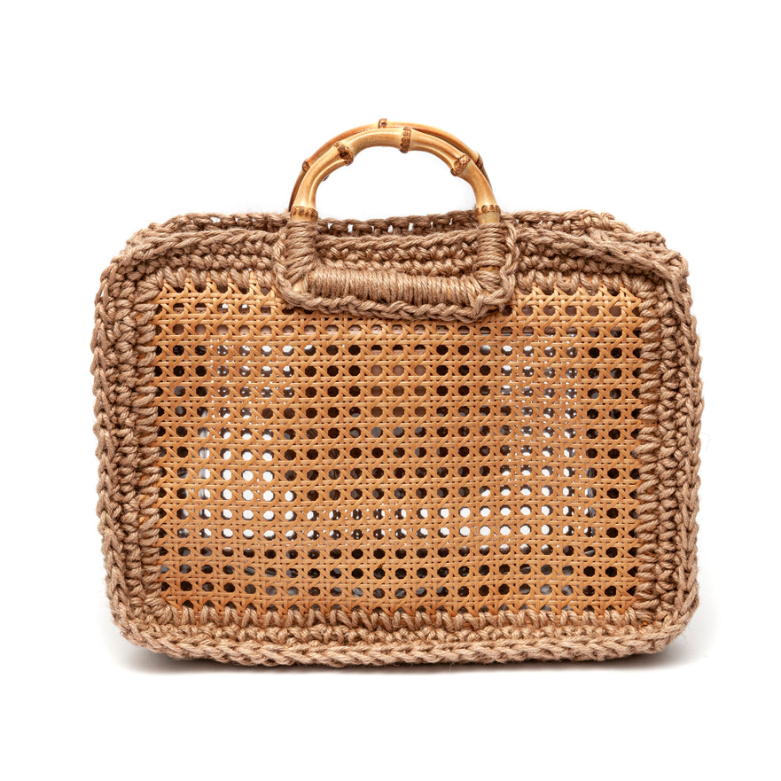 Maxi Bolsa Duna Em Palha Indiana E Sisal Natural
