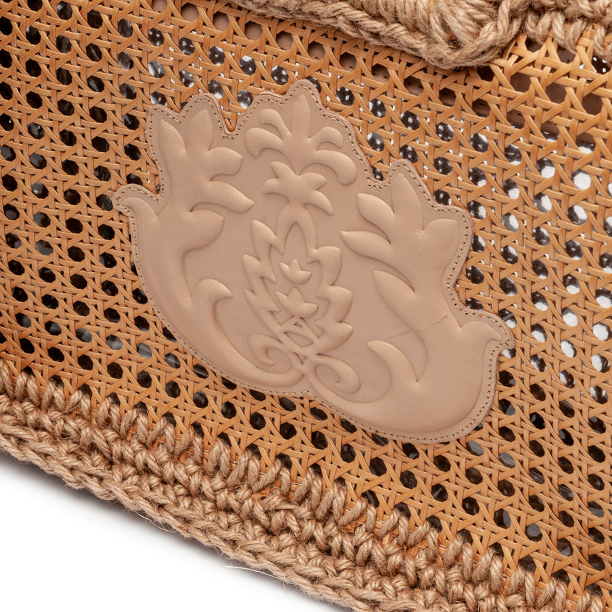 Maxi Bolsa Duna Em Palha Indiana E Sisal Natural