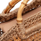 Maxi Bolsa Duna Em Palha Indiana E Sisal Natural