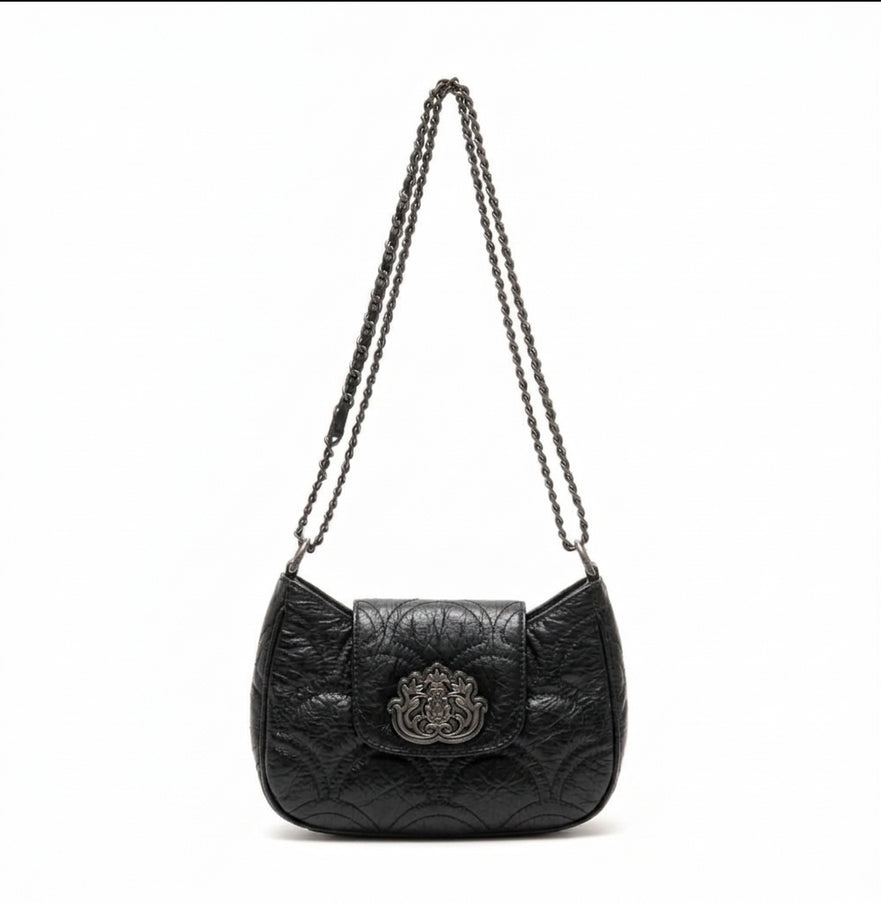 BOLSA SHOUDER SIRENA MINI COCOON PRETO ONIX