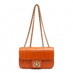 BOLSA BAGUETE ANNE MINI COURO CAIMAN MANGO
