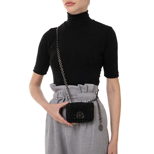 Jolie Black Crystal Nano Bag