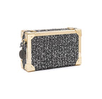 CLUTCH TRUNK METALIZADO TWEED GLAM ROXY