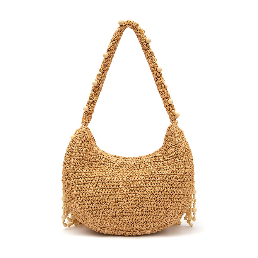 Hobo Hera RÁFIA HOBO AREIA OURO