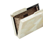 BOLSA CLUTCH MADREPÉROLA RETANGULAR MADRECLARA