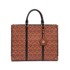 TOTE SIRENE MONOGRAMA CANVAS CARAMELO