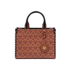 BOLSA MINI TOTE SIRENA MONOGRAMA CANVAS CARAMELO