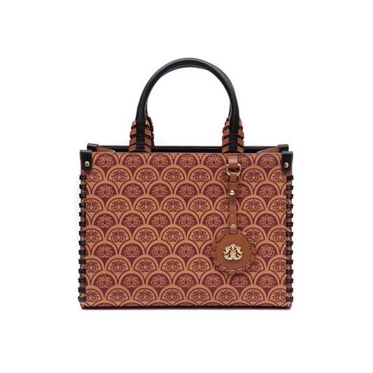 SIRENA MINI TOTE MONOGRAM CANVAS CARAMEL