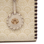 MINI TOTE SIRENA  MONOGRAMA CANVAS CREME