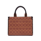 MINI TOTE SIRENE MONOGRAMA CANVAS CARAMELO