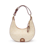 Bolsa Hobo Sirena Monograma Canvas
